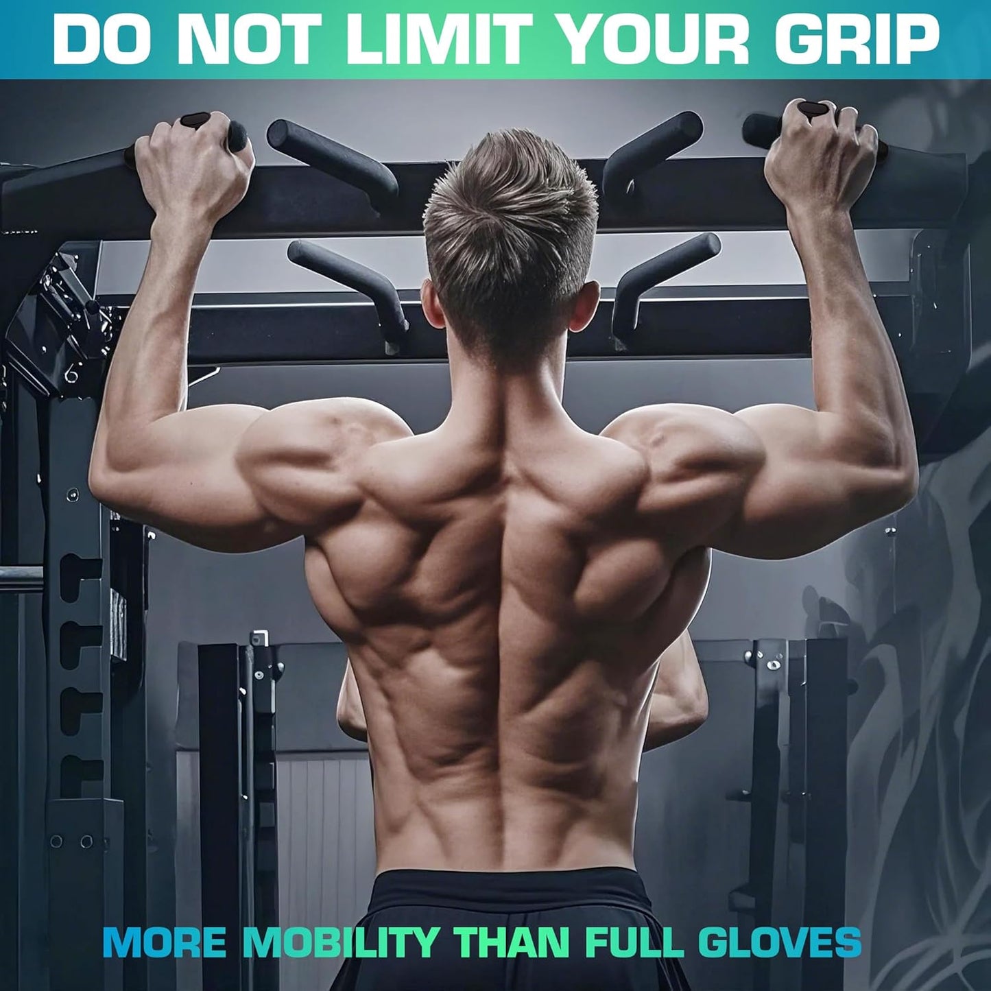 Original Weight Lifting Grips for Men Women Deadlifts, Rows,The Alternative to Gyrp Grips for Weight Lifting,Training, Exercise, Deadlifts, Pull-Ups, No More Sweaty Gym Gloves
