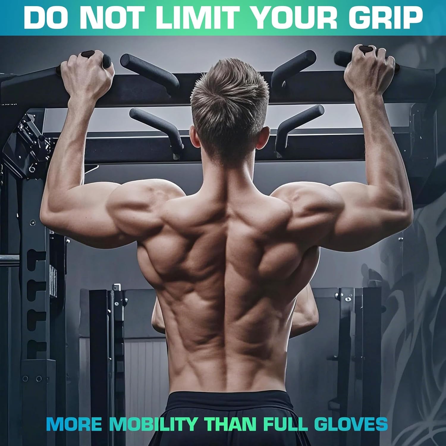 Original Weight Lifting Grips for Men Women Deadlifts, Rows,The Alternative to Gyrp Grips for Weight Lifting,Training, Exercise, Deadlifts, Pull-Ups, No More Sweaty Gym Gloves