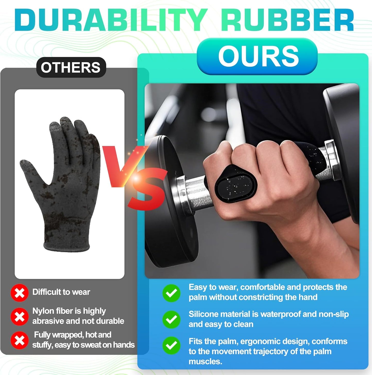 Original Weight Lifting Grips for Men Women Deadlifts, Rows,The Alternative to Gyrp Grips for Weight Lifting,Training, Exercise, Deadlifts, Pull-Ups, No More Sweaty Gym Gloves